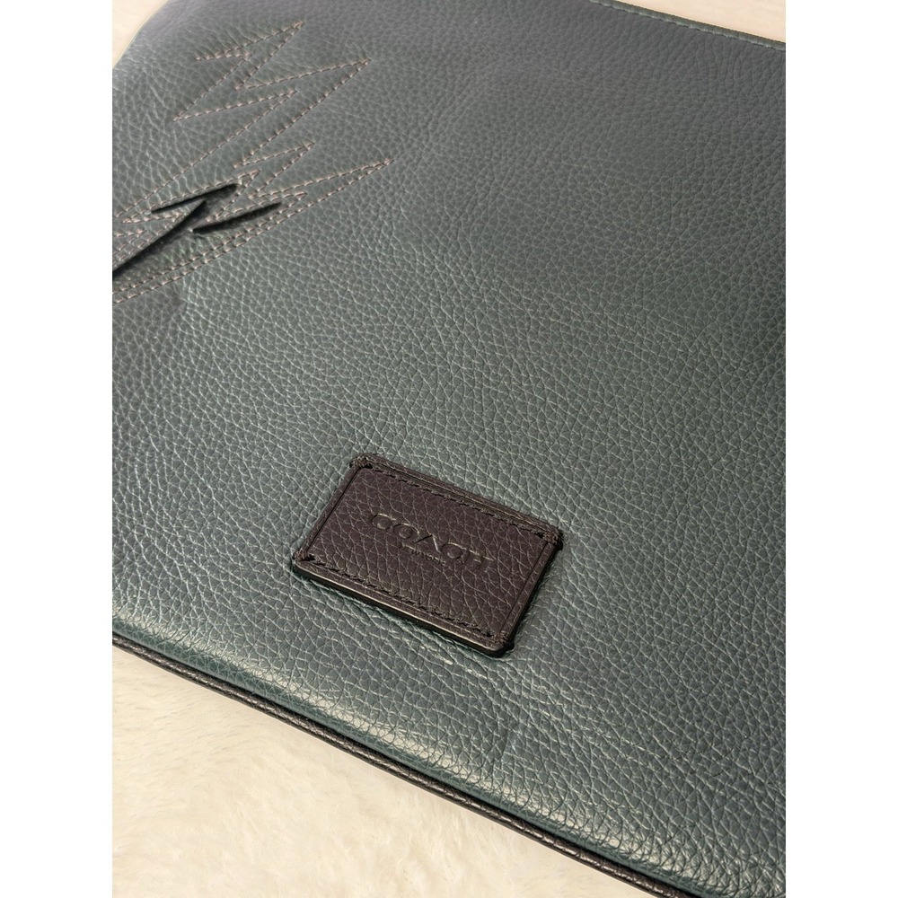 Coach F37991 Refined Pebble‎ Leather Multi Purpose Pouch Clutch Y2K
